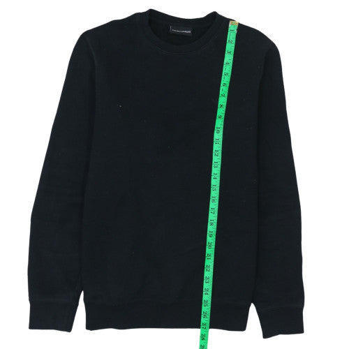 Mens UK Size L Emporio Armani Black Pullover Sweatshirt