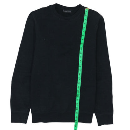 Mens UK Size L Emporio Armani Black Pullover Sweatshirt
