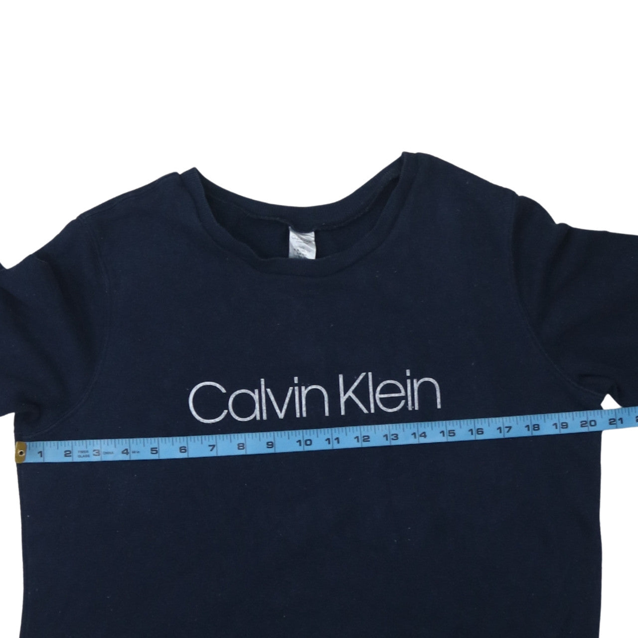 Womens UK Size L Calvin Klein Blue Pullover Sweatshirt