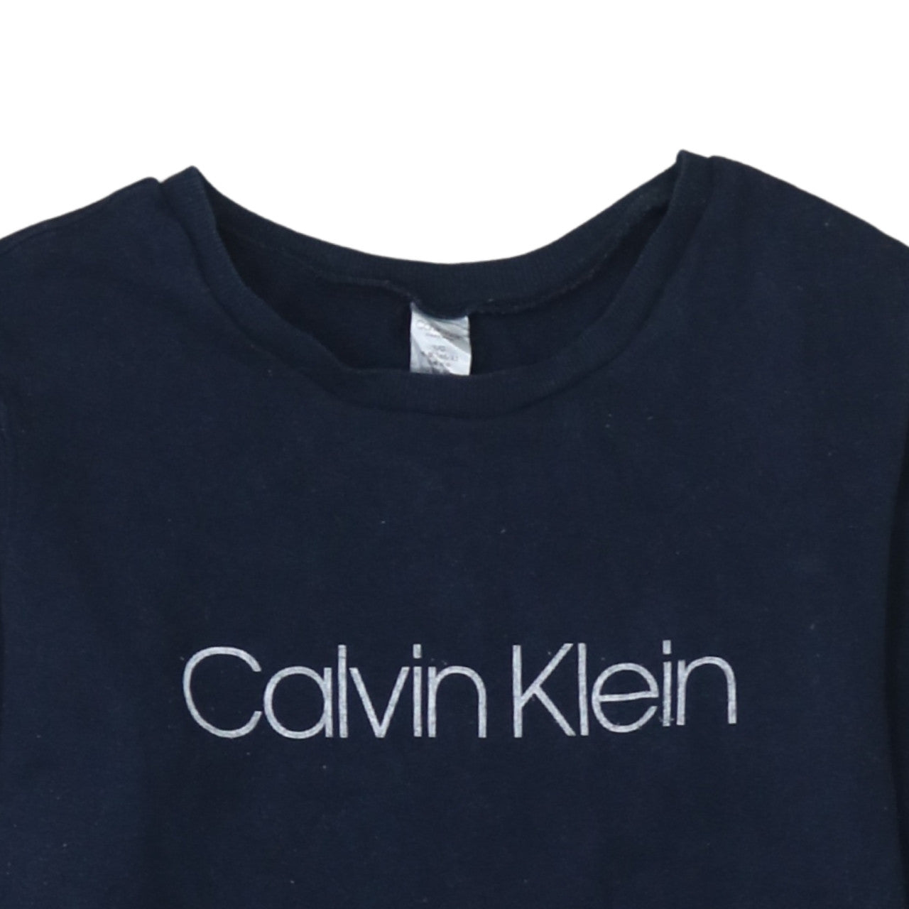 Womens UK Size L Calvin Klein Blue Pullover Sweatshirt