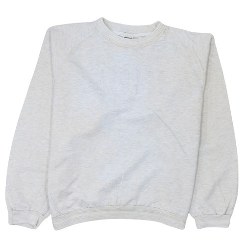 Womens UK Size L Nike Grey Pullover Sweatshirt