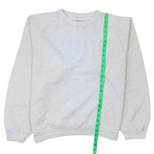 Womens UK Size L Nike Grey Pullover Sweatshirt