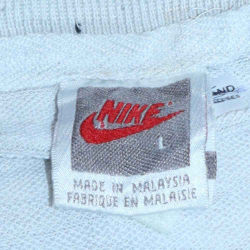 Womens UK Size L Nike Grey Pullover Sweatshirt