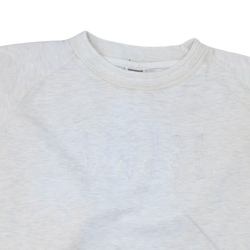 Womens UK Size L Nike Grey Pullover Sweatshirt