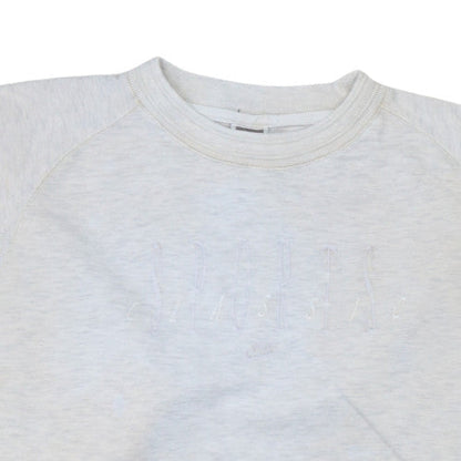 Womens UK Size L Nike Grey Pullover Sweatshirt