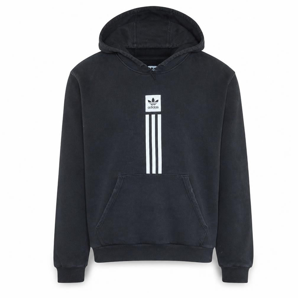 Mens UK Size M Adidas Black Pullover Hoodie