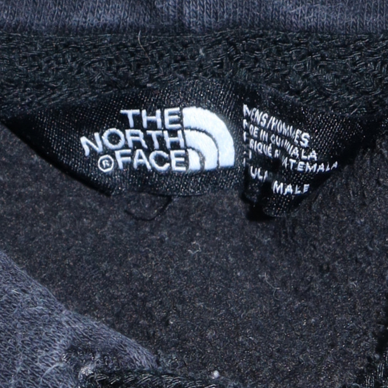 Mens UK Size M The North Face Black Pullover Hoodie