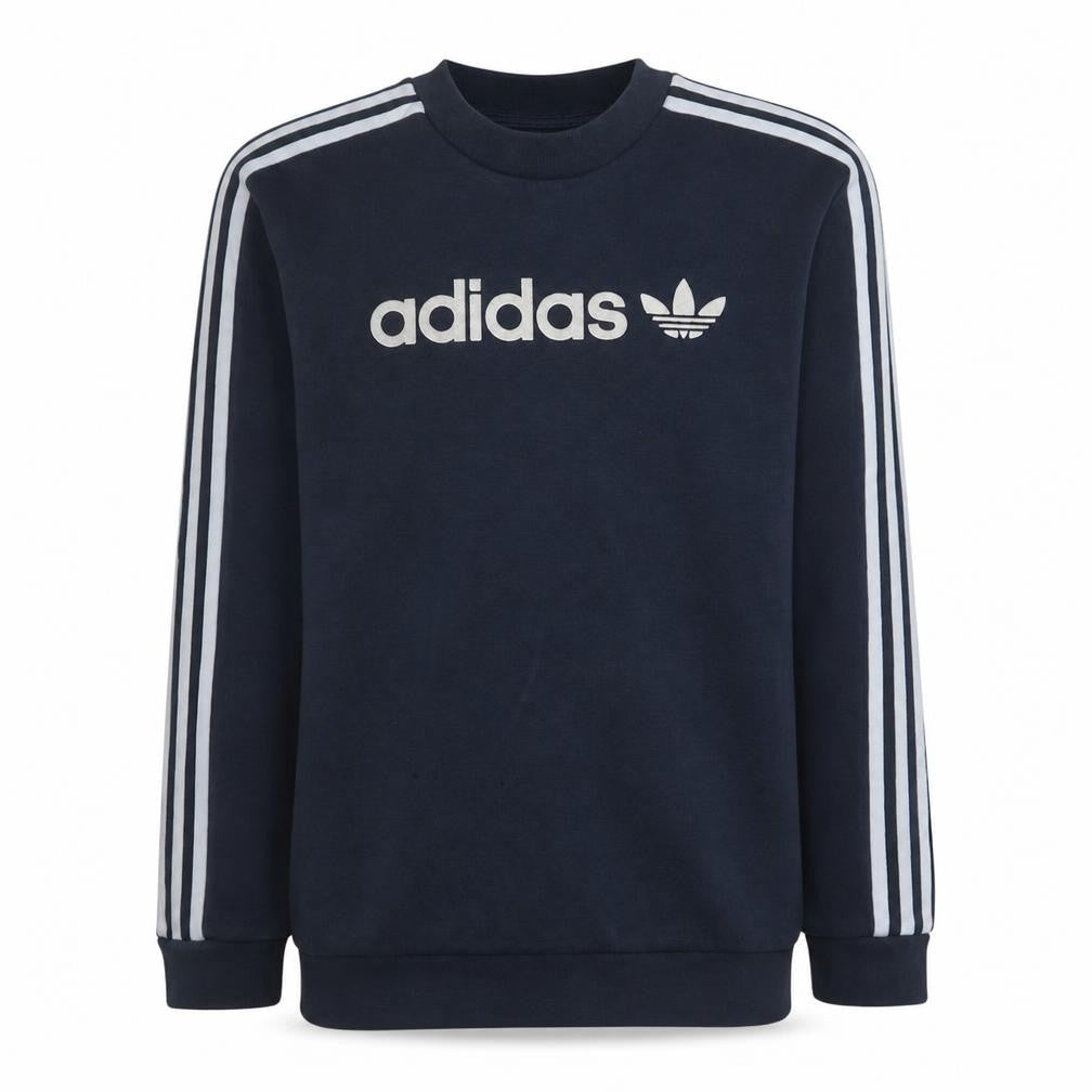 Mens UK Size M Adidas Blue Pullover Sweatshirt