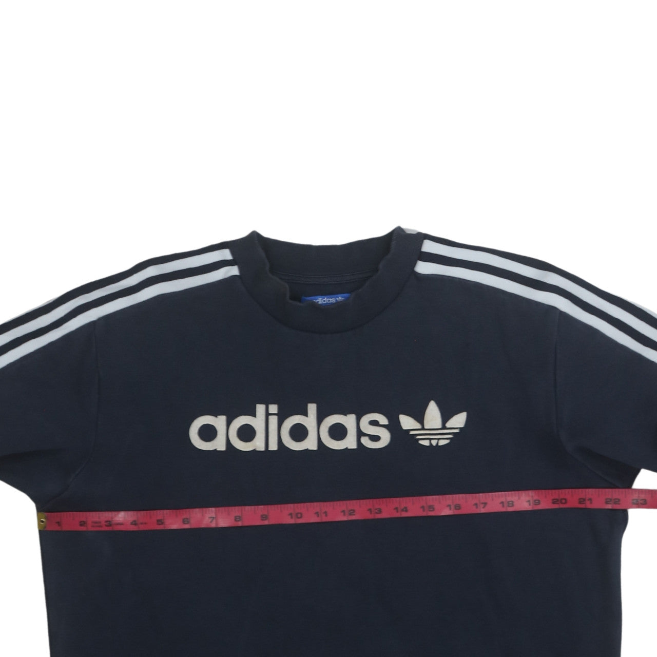 Mens UK Size M Adidas Blue Pullover Sweatshirt