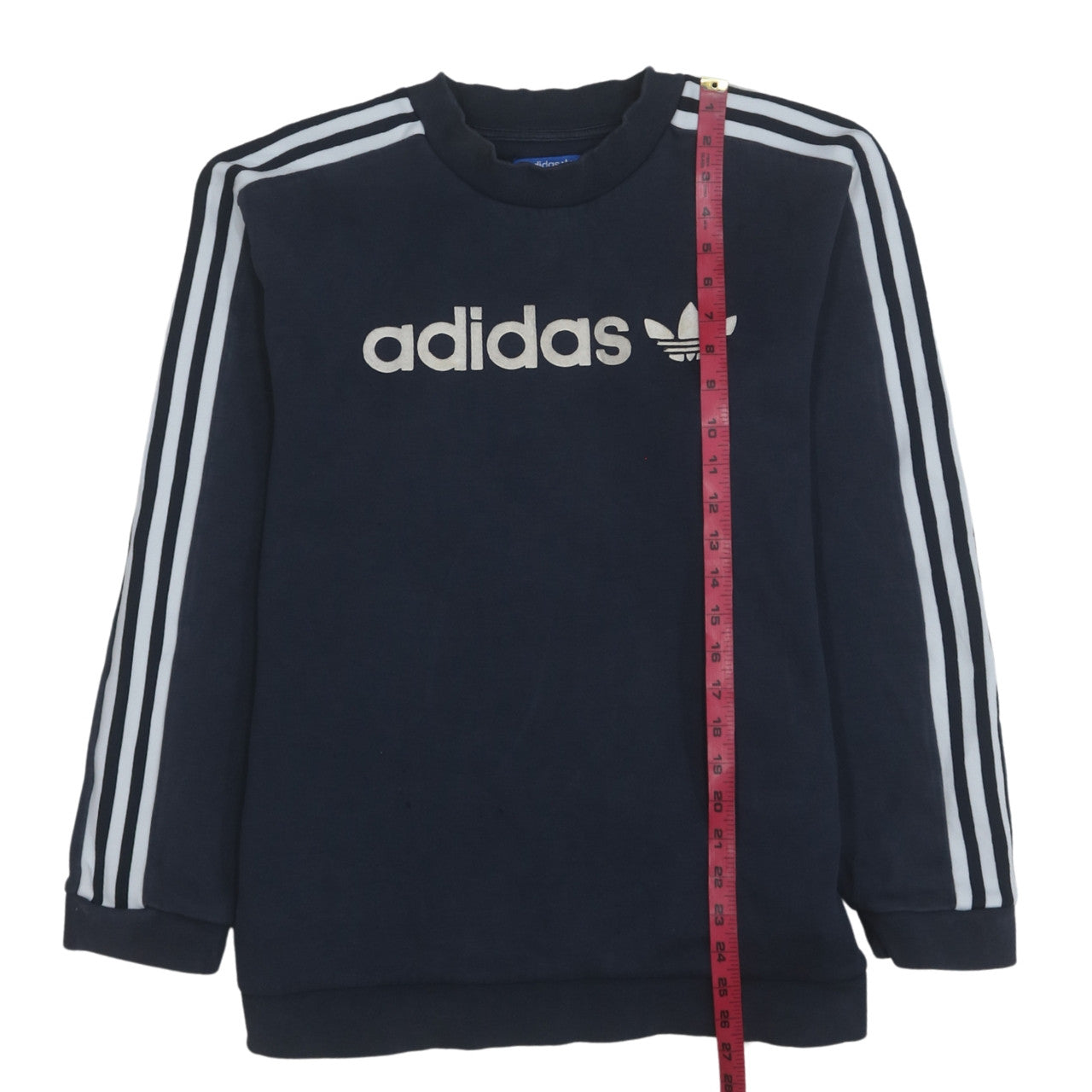 Mens UK Size M Adidas Blue Pullover Sweatshirt