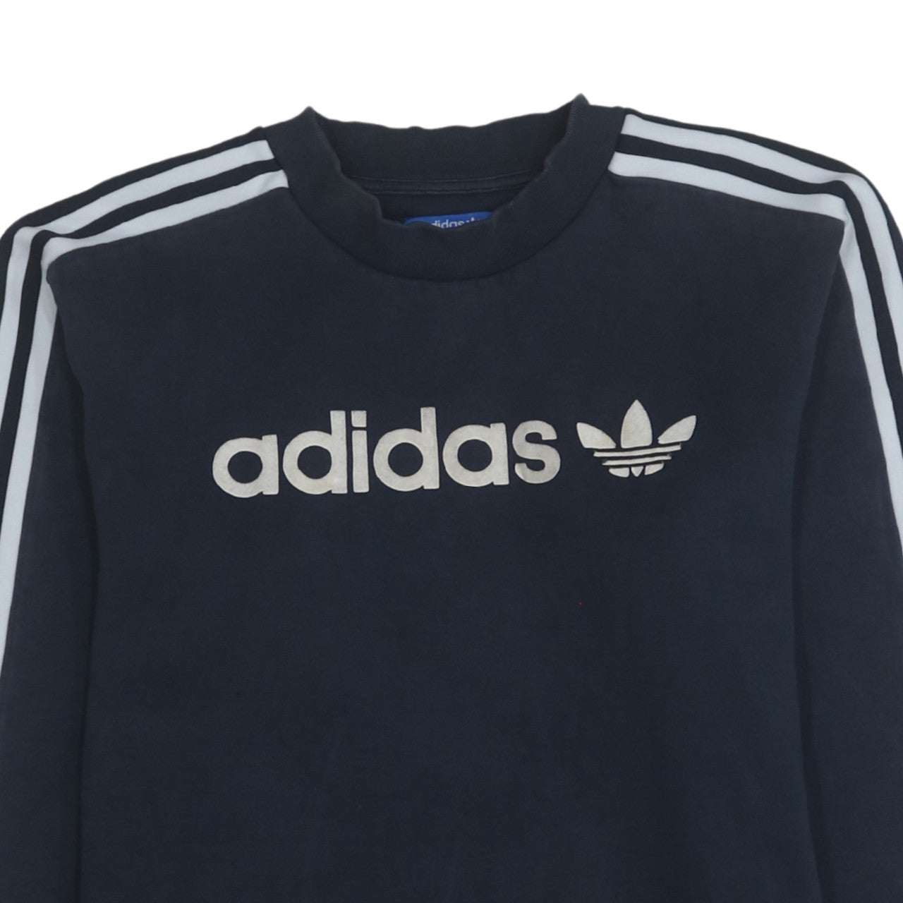 Mens UK Size M Adidas Blue Pullover Sweatshirt