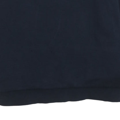 Mens UK Size M Adidas Blue Pullover Sweatshirt