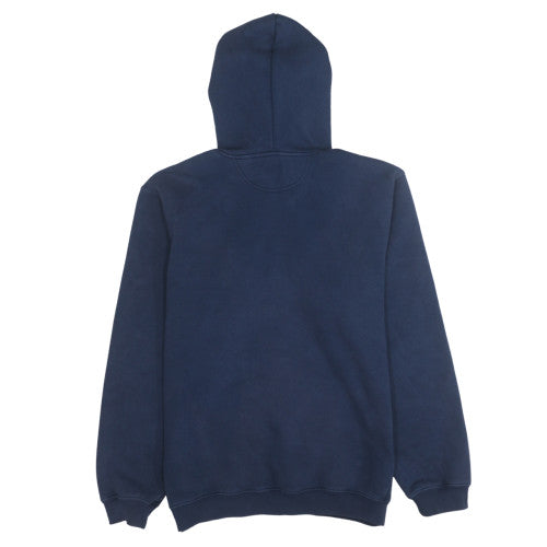Mens UK Size M Nike Blue Pullover Hoodie