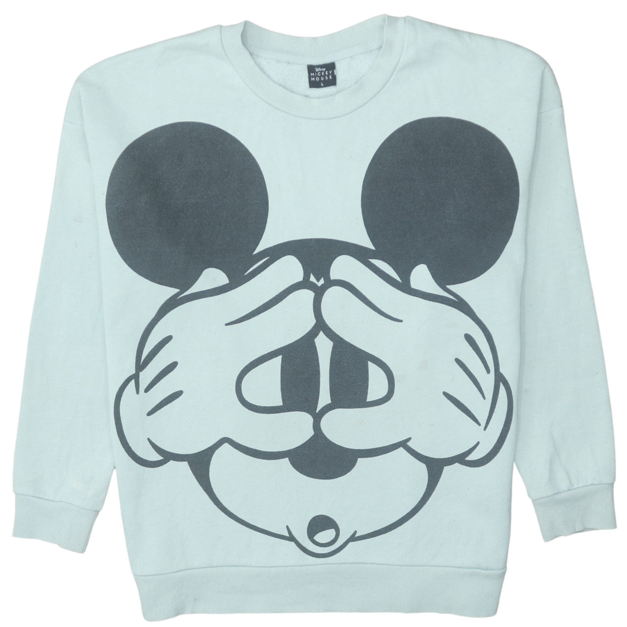 Womens UK Size L Disney Blue Pullover Sweatshirt