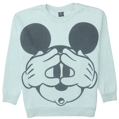 Womens UK Size L Disney Blue Pullover Sweatshirt