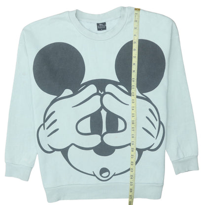 Womens UK Size L Disney Blue Pullover Sweatshirt