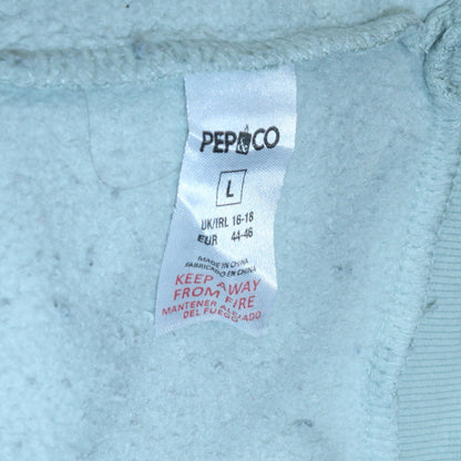 Womens UK Size L Disney Blue Pullover Sweatshirt