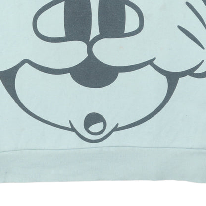 Womens UK Size L Disney Blue Pullover Sweatshirt
