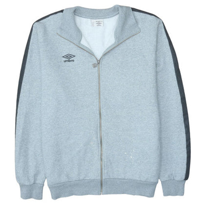 Umbro Men's Grey 2XL Track Jacket Full Zip Sportswear