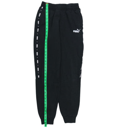 Puma Boys Black Jogger Sweatpants 15-16 Years Regular Fit Activewear
