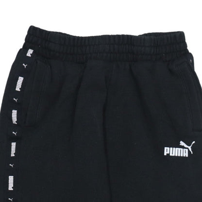 Puma Boys Black Jogger Sweatpants 15-16 Years Regular Fit Activewear