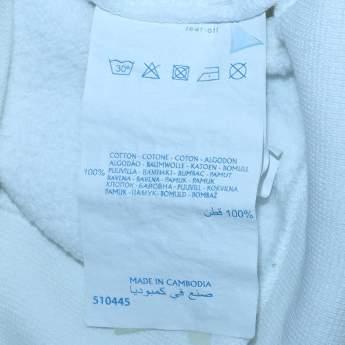 Mens UK Size M Champion White Pullover Hoodie