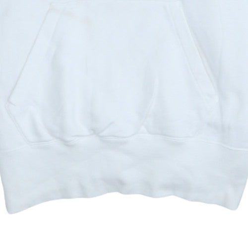 Mens UK Size M Champion White Pullover Hoodie