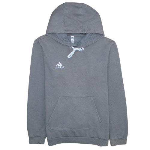 Mens UK Size M Adidas Grey Pullover Hoodie