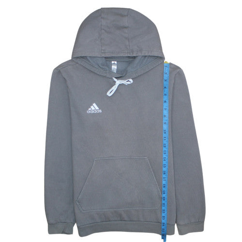 Mens UK Size M Adidas Grey Pullover Hoodie