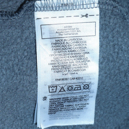 Mens UK Size M Adidas Grey Pullover Hoodie
