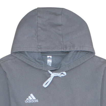 Mens UK Size M Adidas Grey Pullover Hoodie