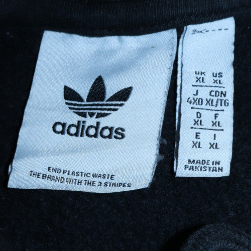 Mens UK Size XL adidas Black Pullover Hoodie