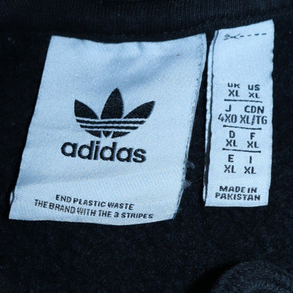 Mens UK Size XL adidas Black Pullover Hoodie