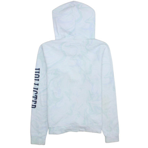 Womens UK Size M Hollister White Pullover Hoodie