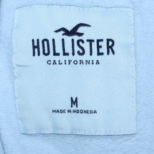 Womens UK Size M Hollister White Pullover Hoodie