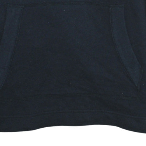 Mens UK Size M Hollister Black 1/2 Zip Hoodie