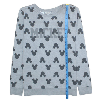 Womens UK Size XL Disney Grey Pullover Sweatshirt