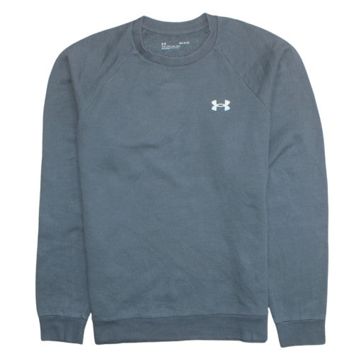 Mens UK Size M Under Armour Grey Pullover Sweatshirt