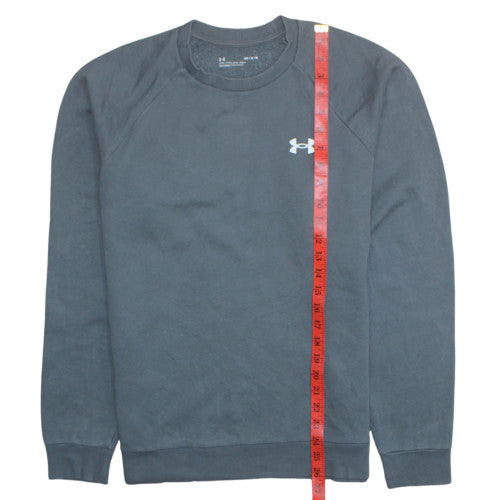 Mens UK Size M Under Armour Grey Pullover Sweatshirt