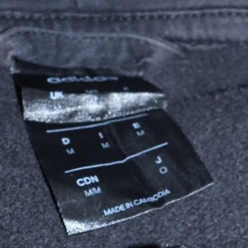 Mens UK Size M Adidas Black Full Zip Hoodie
