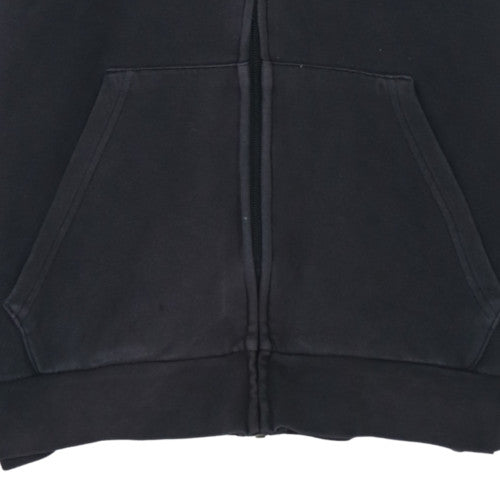 Mens UK Size M Adidas Black Full Zip Hoodie