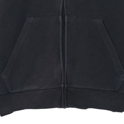 Mens UK Size M Adidas Black Full Zip Hoodie