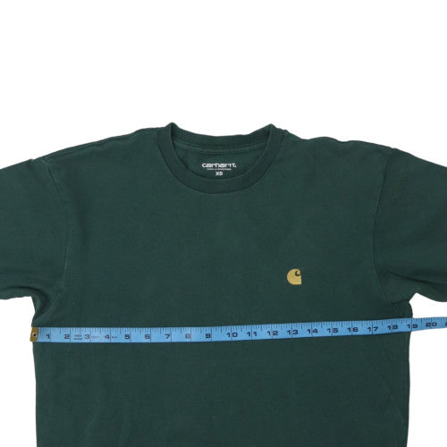 Carhartt Men’s Green XS Chase Short Sleeve Crew Neck Cotton T-Shirt