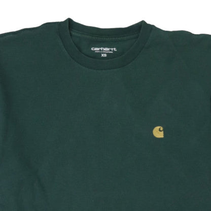 Carhartt Men’s Green XS Chase Short Sleeve Crew Neck Cotton T-Shirt