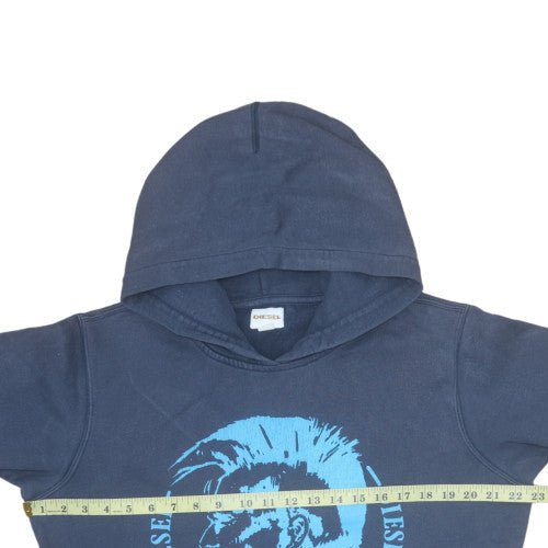 Mens UK Size M Diesel Blue Pullover Hoodie