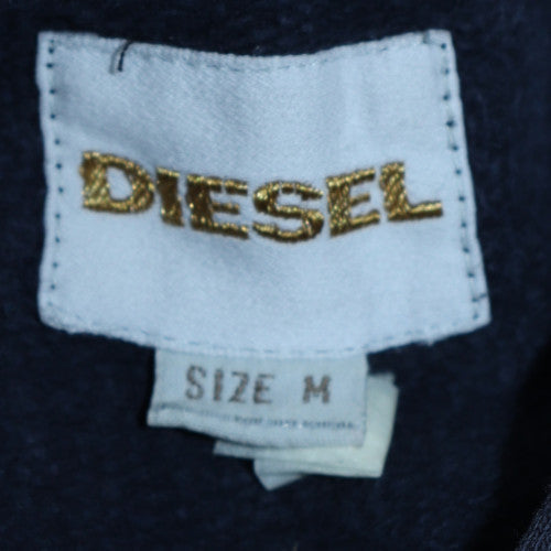 Mens UK Size M Diesel Blue Pullover Hoodie