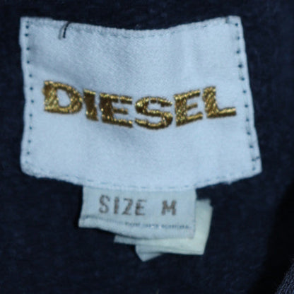 Mens UK Size M Diesel Blue Pullover Hoodie