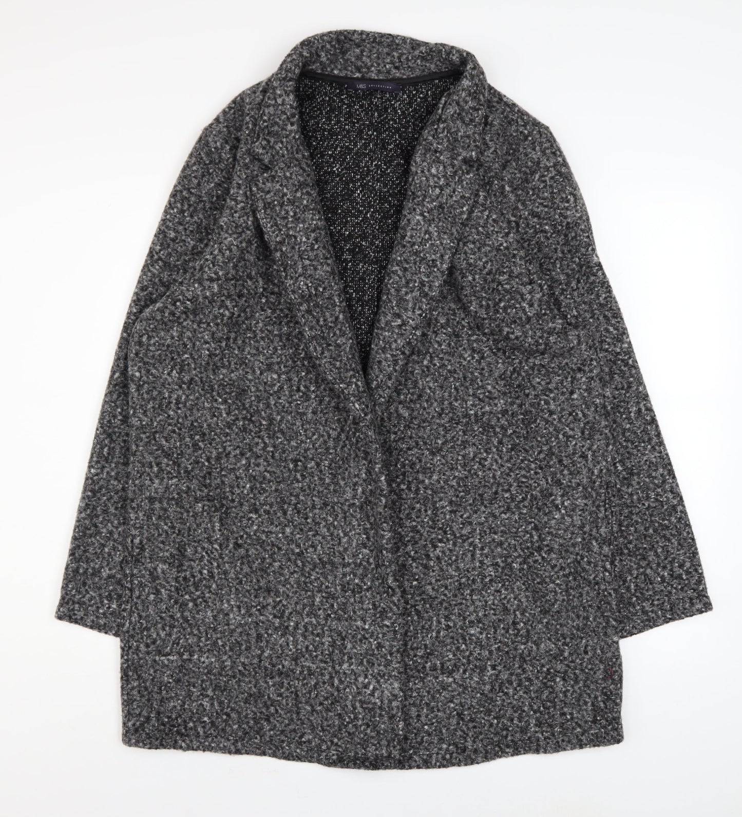 Womens UK Size 18 Marks and Spencer Grey Overcoat