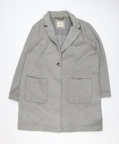 Womens UK Size 20 Fat Face Grey Overcoat