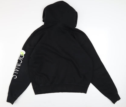 Mens UK Size L adidas Black Pullover Hoodie